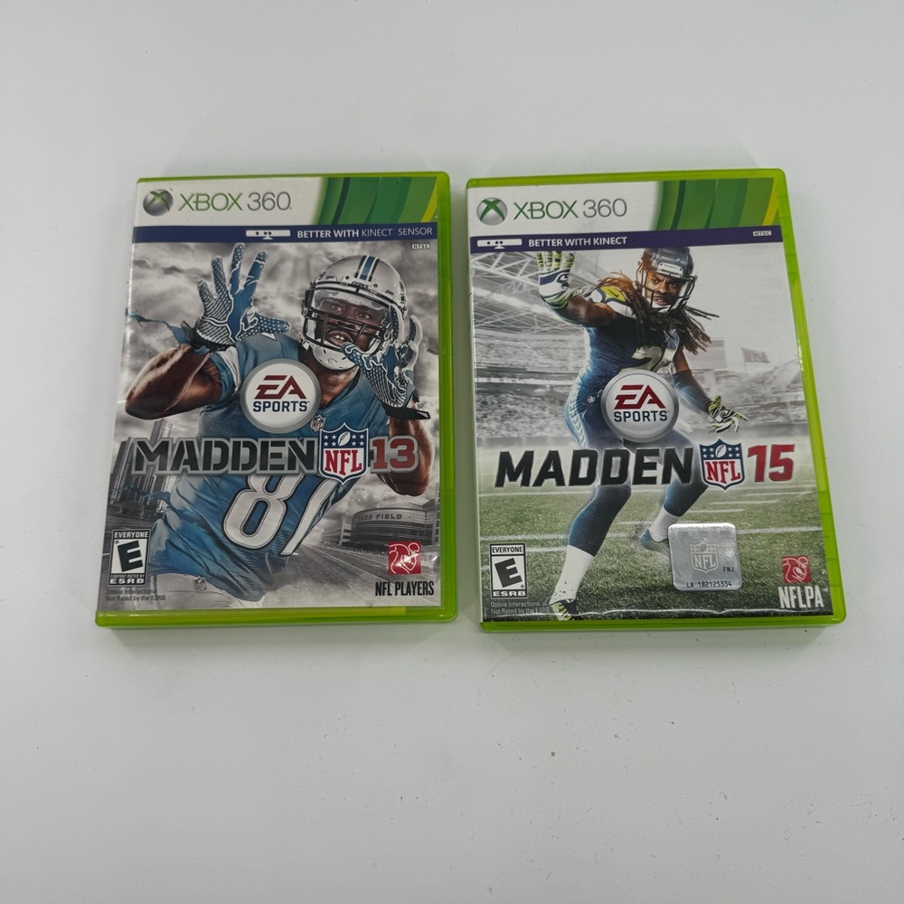 Microsoft Xbox 360 Console Video Games Madden NFL Series 13 and‎ Madden15